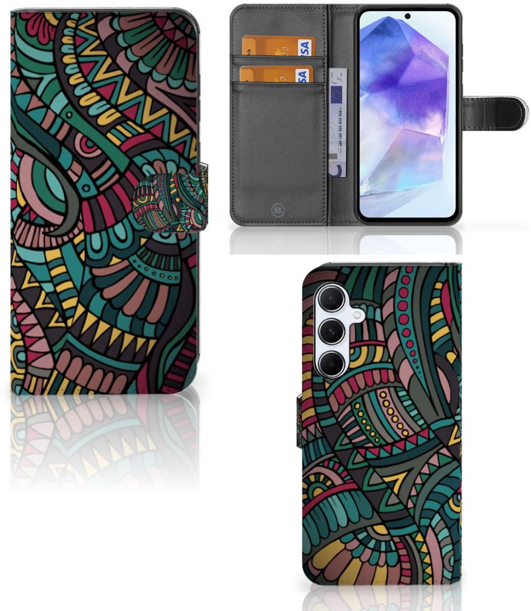 Samsung Galaxy A55 Telefoon Hoesje Aztec