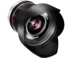 Samyang 12 mm F2.0 APS-C Fuji X zwart - groothoek vaste brandpuntsafstand lens voor Fuji X, handmatige focus, voor camera X-T4, X-T30, X-T30 II, X-T200, X-Pro3, X-A7, X-A5, X-T100, X-T3, X-E3