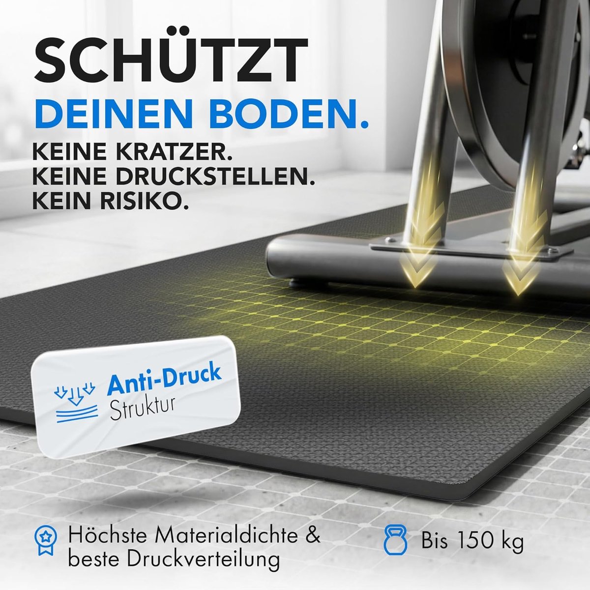 KungFu buy Vloerbeschermingsmat - Fitnessmat thumbnail 2