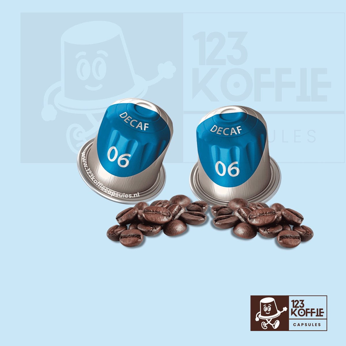 Cafeïnevrije espresso capsules Nespresso HAG Decaf 10 stuks
