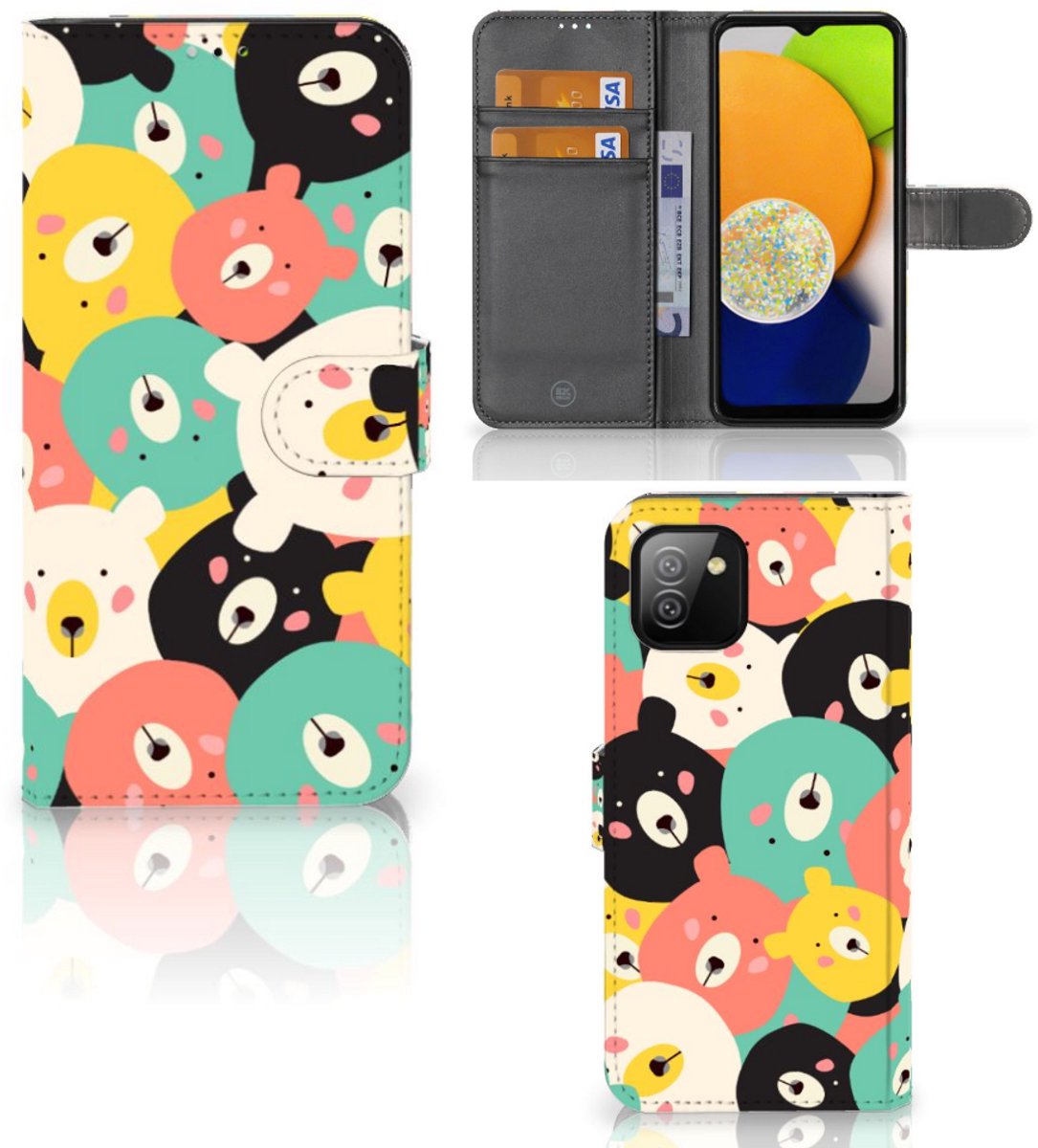 Samsung Galaxy A03 Leuk Hoesje Bears