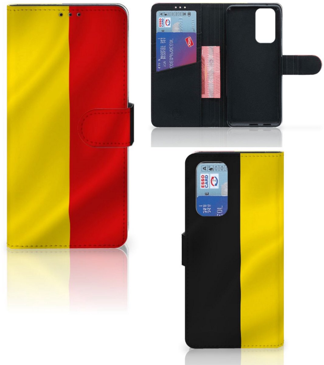 OnePlus 9 Pro Bookstyle Case Belgische Vlag