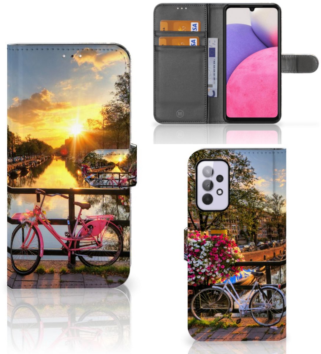Samsung Galaxy A33 5G Flip Cover Amsterdamse Grachten