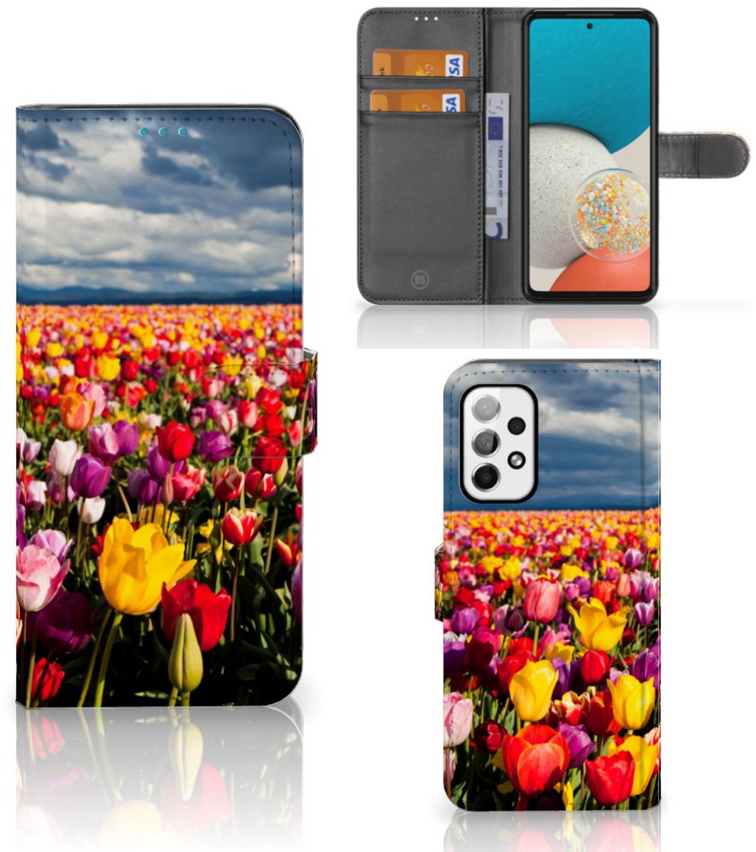 Samsung Galaxy A73 5G Hoesje Tulpen
