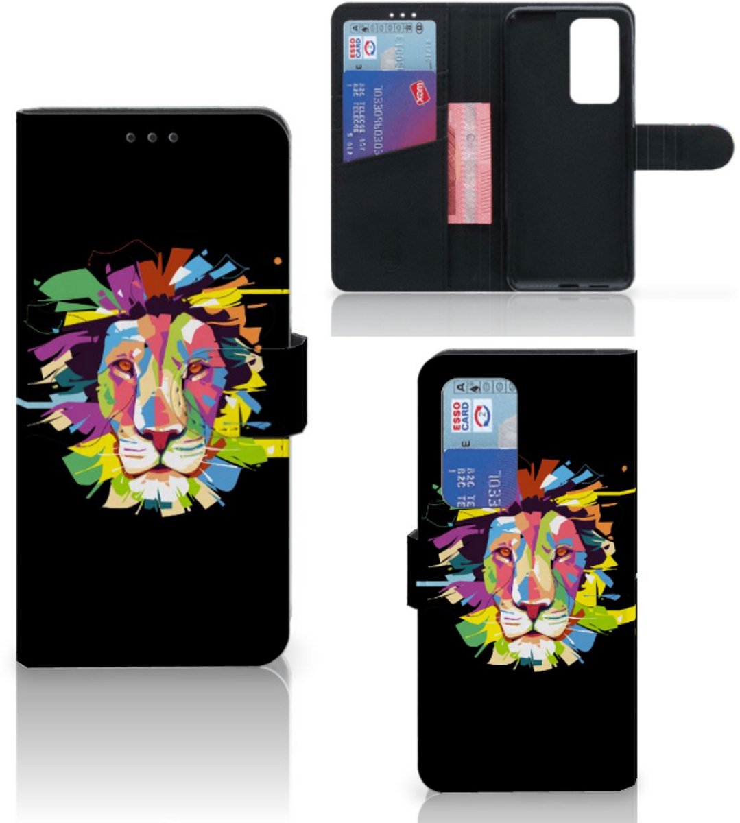 Huawei P40 Pro Leuk Hoesje Lion Color