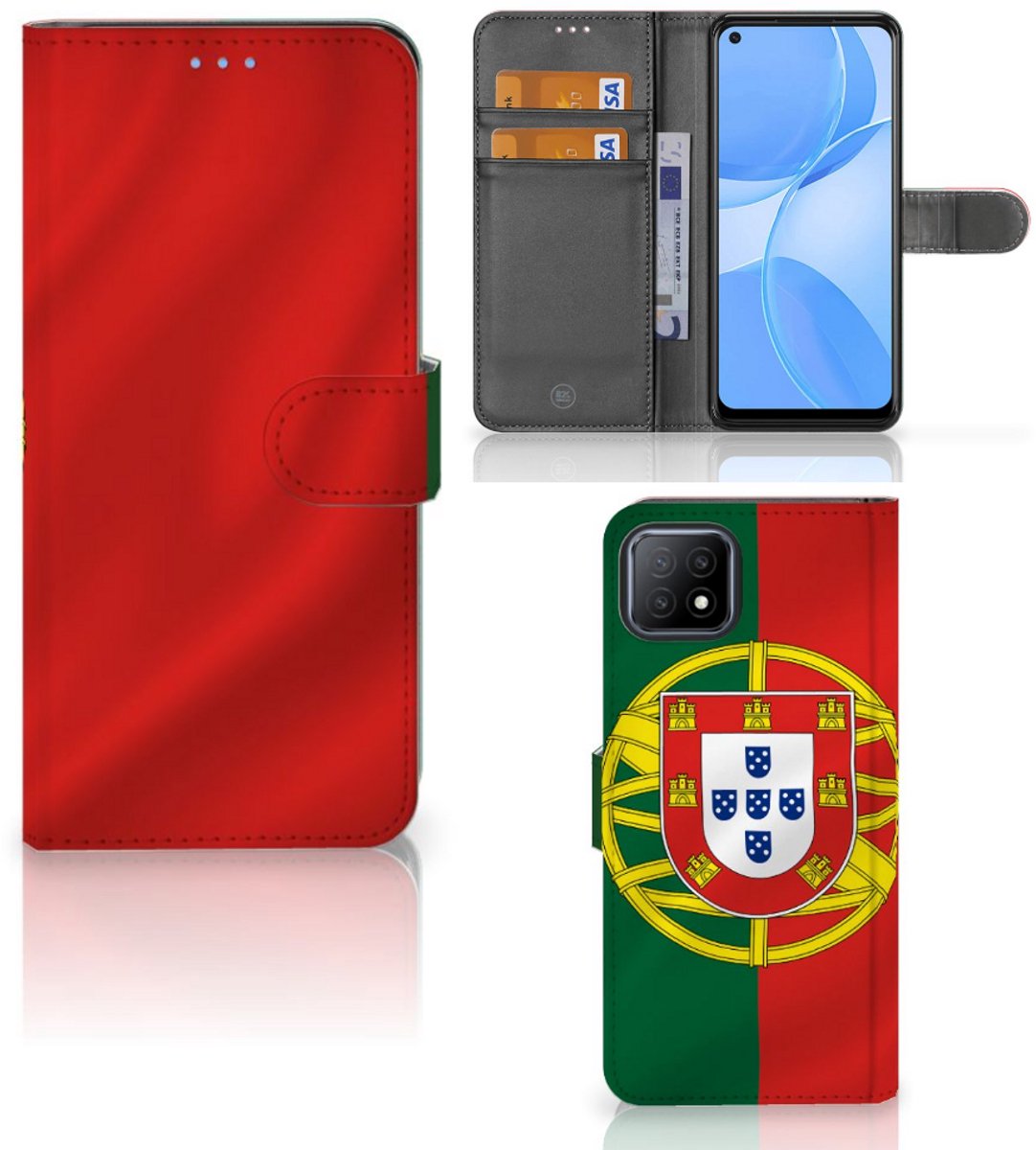 OPPO A73 5G Bookstyle Case Portugal