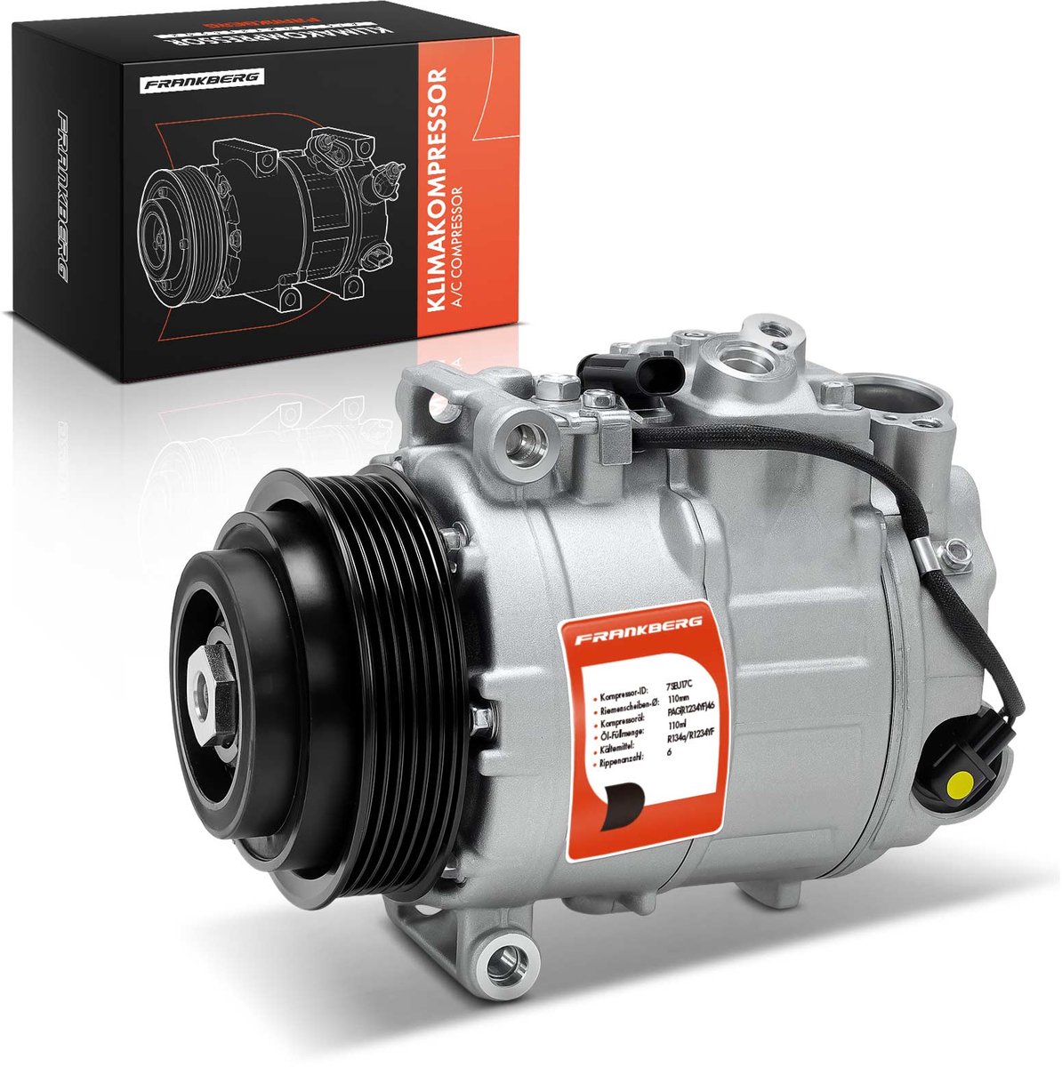 Frankberg 1x airconditioningcompressor voor Benz