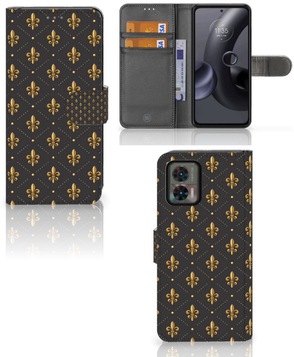 Motorola Edge 30 Neo Telefoon Hoesje Franse Lelie