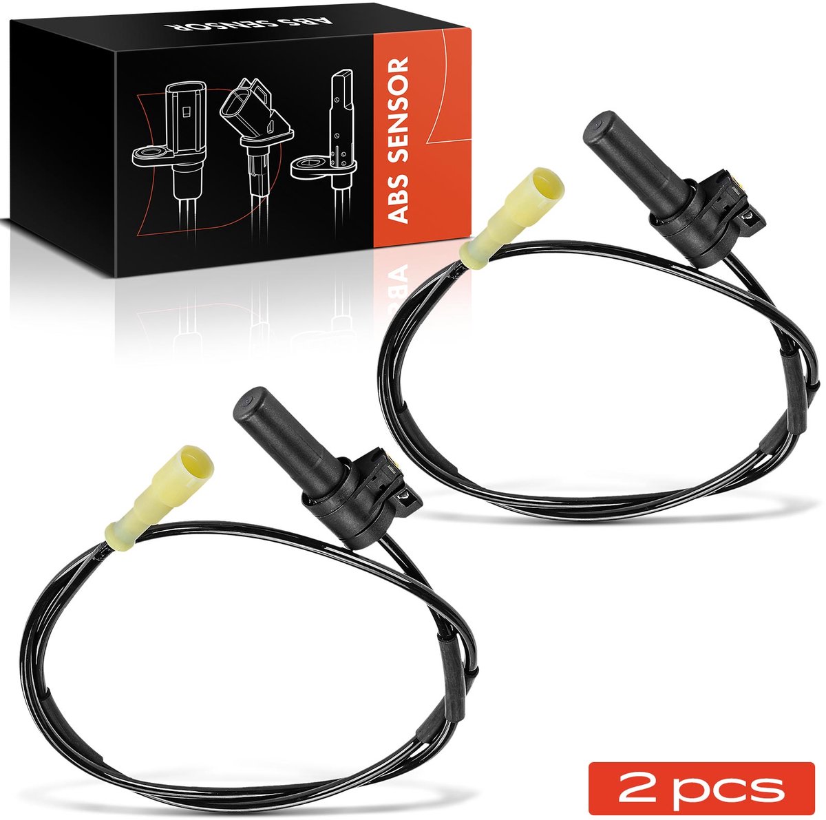 Frankberg 2x ABS-sensor achter links rechts voor Opel