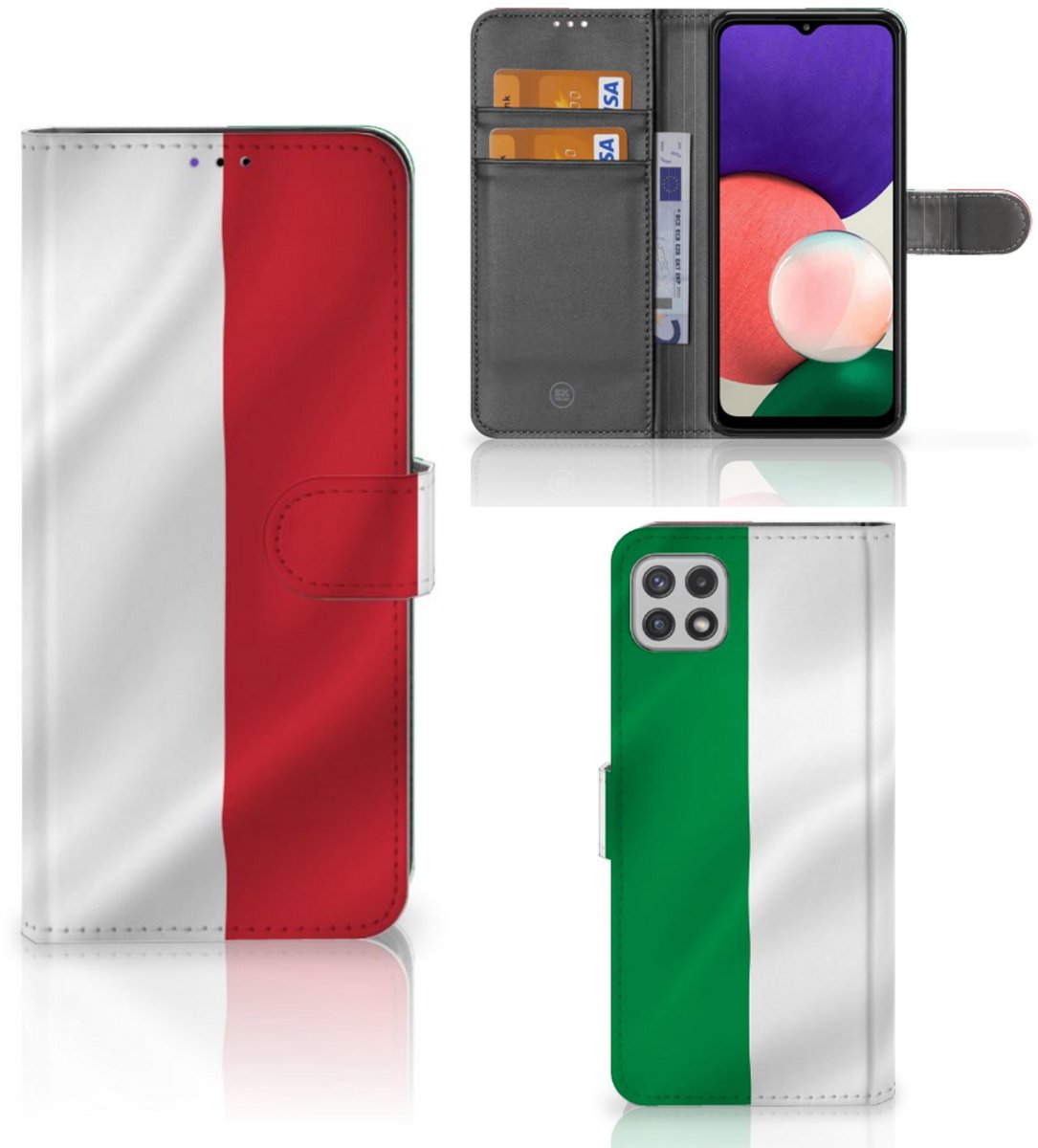 Book Case voor Samsung Galaxy A22 5G Bookstyle Case Italië