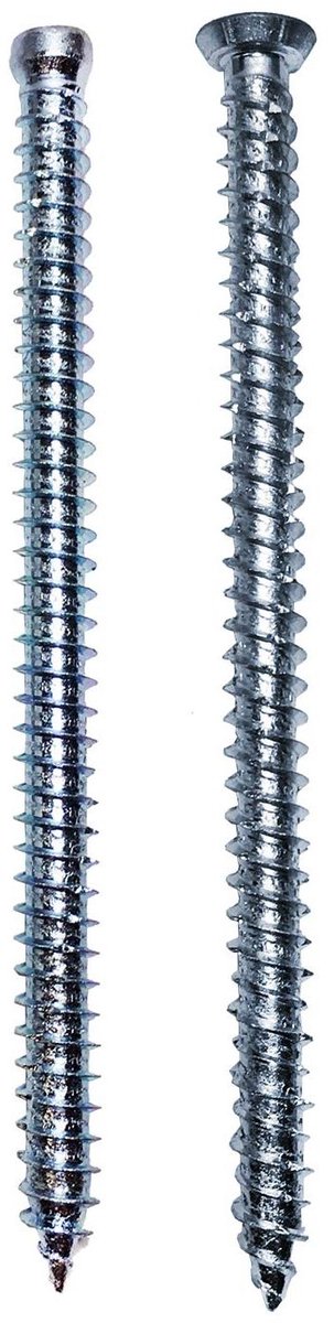 Kozijnschroeven - Raamschroeven Deurschroeven - Kozijnen Monteren - Zeltappende Muurschroef - 75x112 mm 100 stuks - Verzinkt