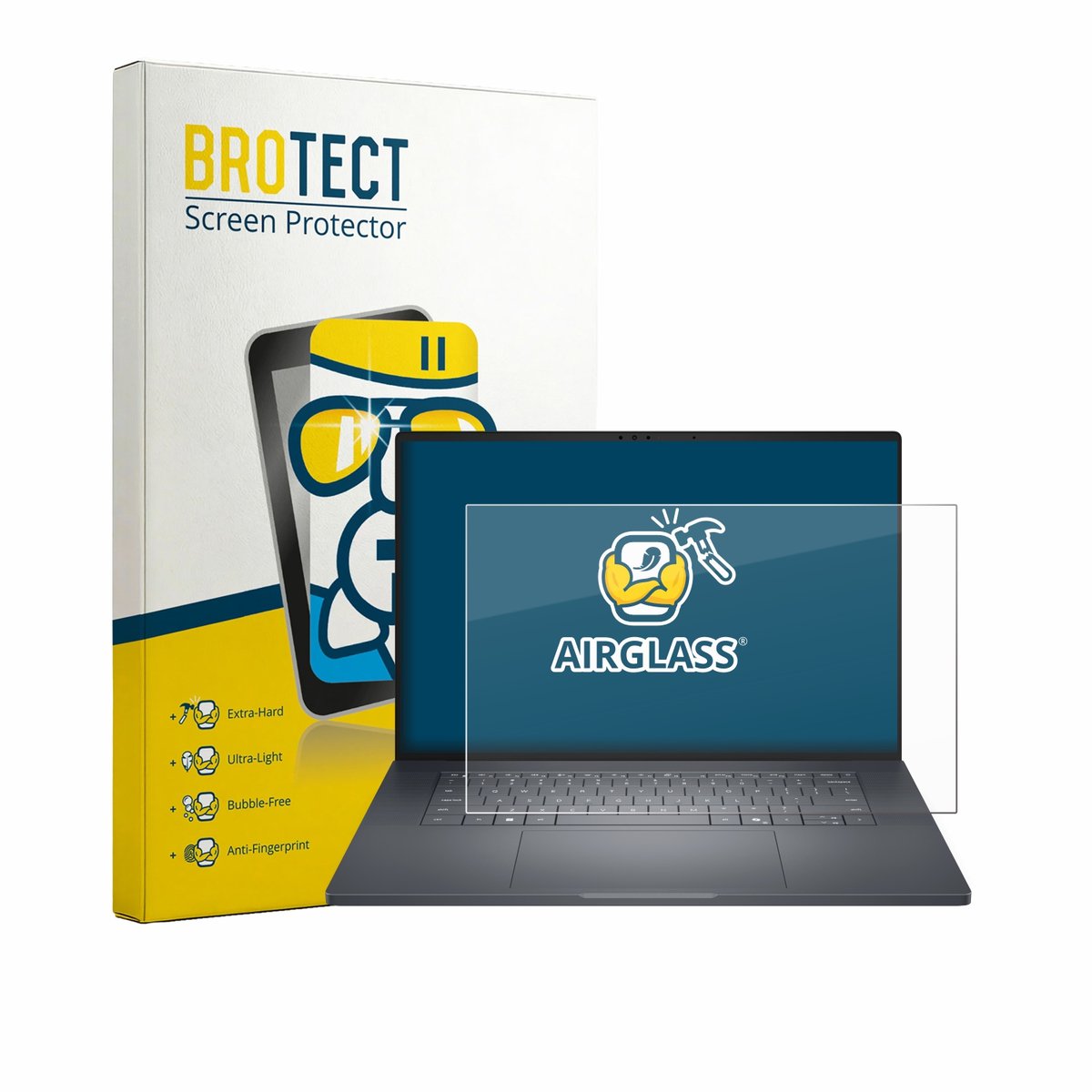 Screenprotector voor Dell Pro Precision 7 Series 16 Beschermglas transparant