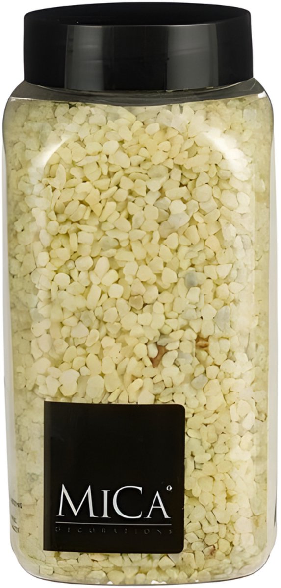 Lichtgeel Decoratie Granulaat 650ml - Mica Decorations