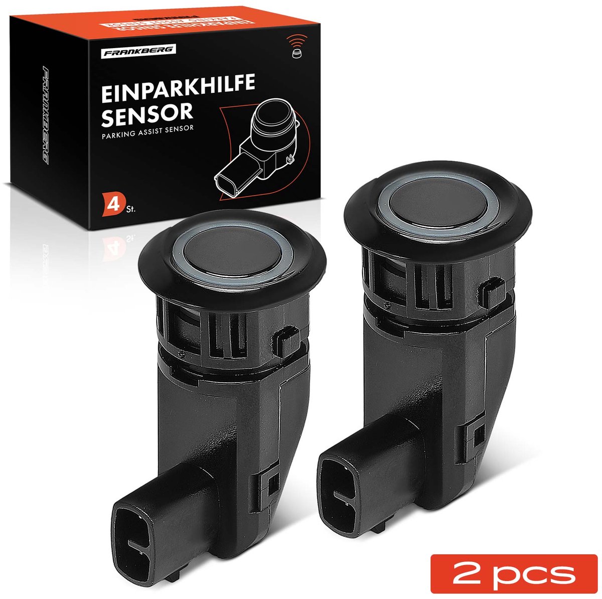 Frankberg 2x Parksensor PDC Sensor Voor en Achter voor Tesla