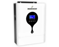 Tecnoware Power Systems ATA Hybride Zonne-omvormer 3500VA, Zuivere sinusgolf, MPPT, Fotovoltaïsch, Efficiënt en compact, Verhoogt de energie-autarkie van systemen met fotovoltaïsche panelen
