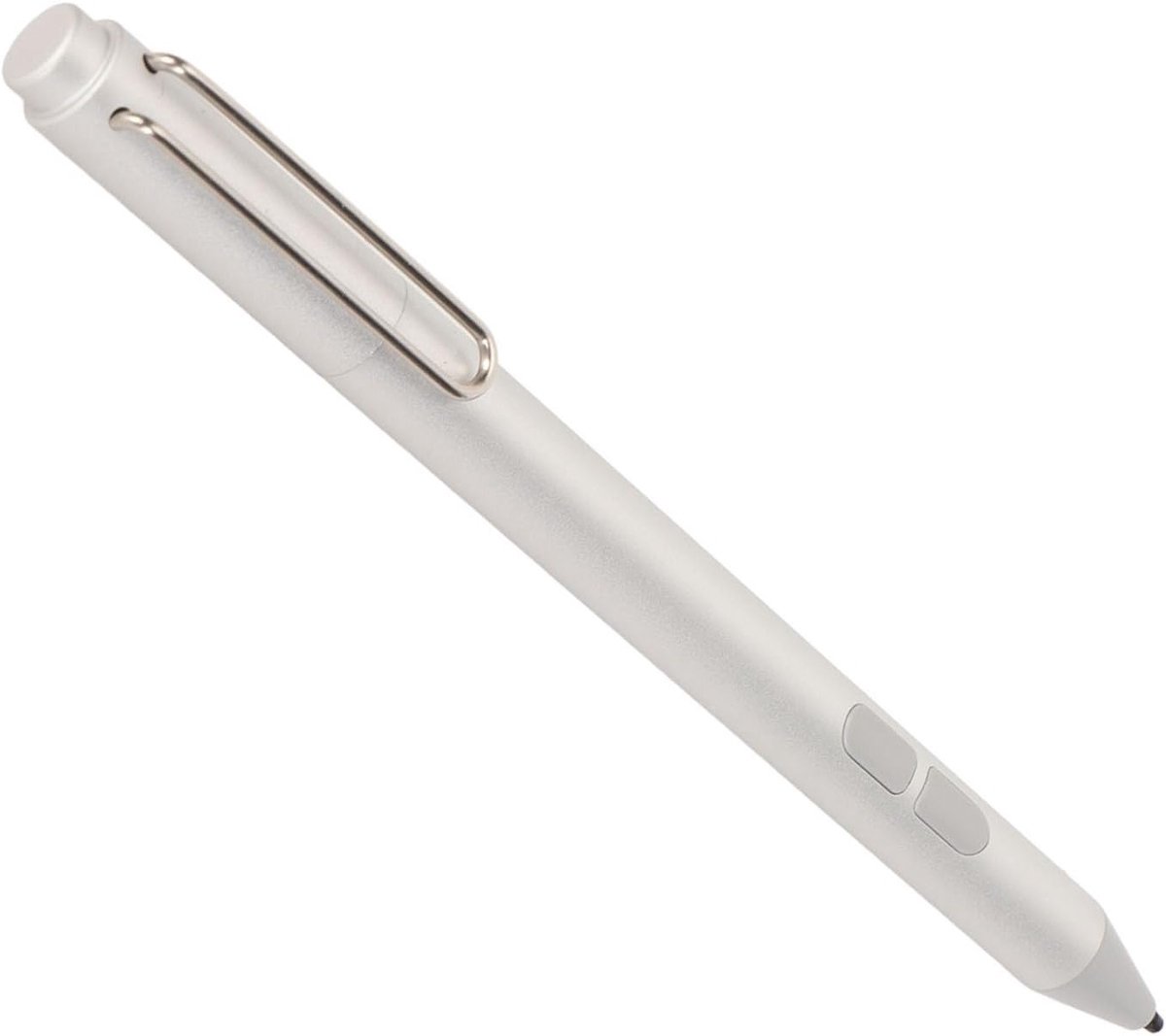 Tilt Pen voor Touch Screen Apparaten, Stylus Pen voor 3 Pro 4 5 6 7 X, Verstelbare Stylus met 4096 Niveaus Drukgevoeligheid (Zilver)