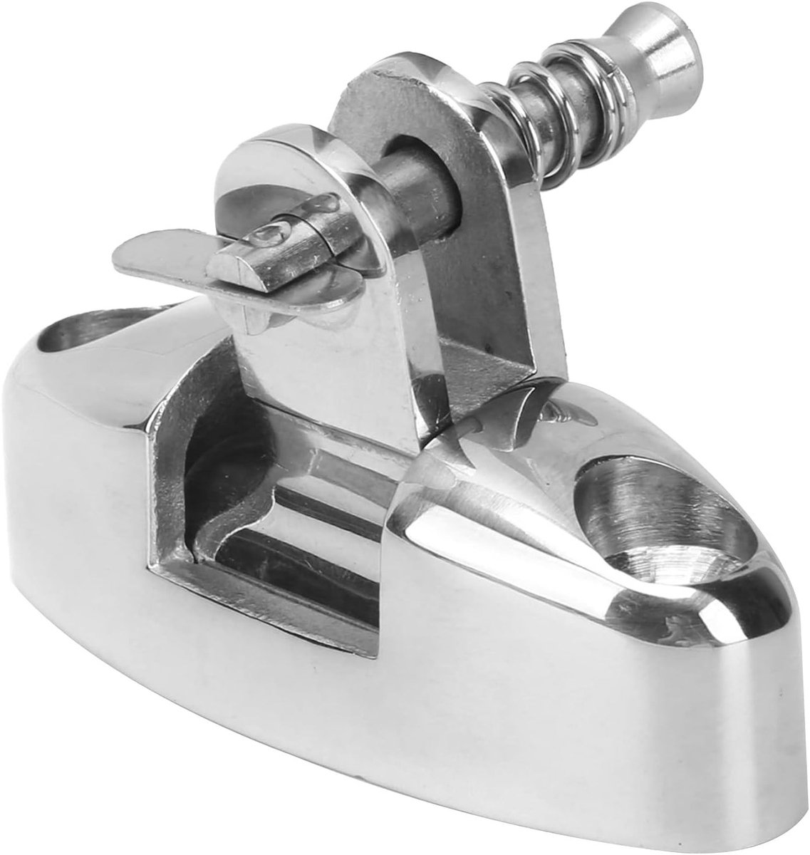 Verstelbare Bimini Top Swivel Deck Hinge, 316 Roestvrijstalen Bevestiging met Verwijderbare Pin, Eenvoudige Installatie voor Bootaccessoires, 70mm/2.8