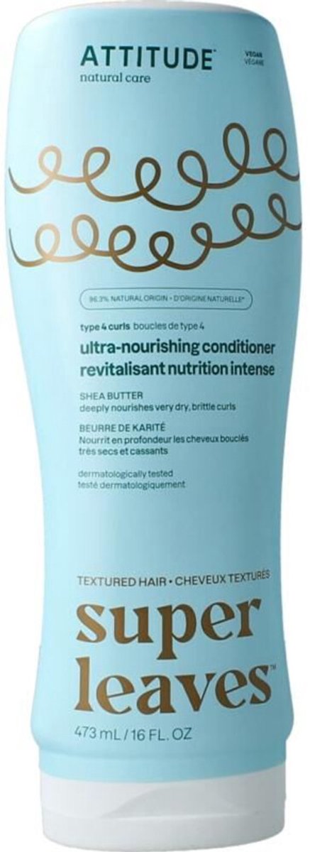 Attitude - Super Leaves Conditioner Curl Ultra-Nourishing Type 4 - 473ml
