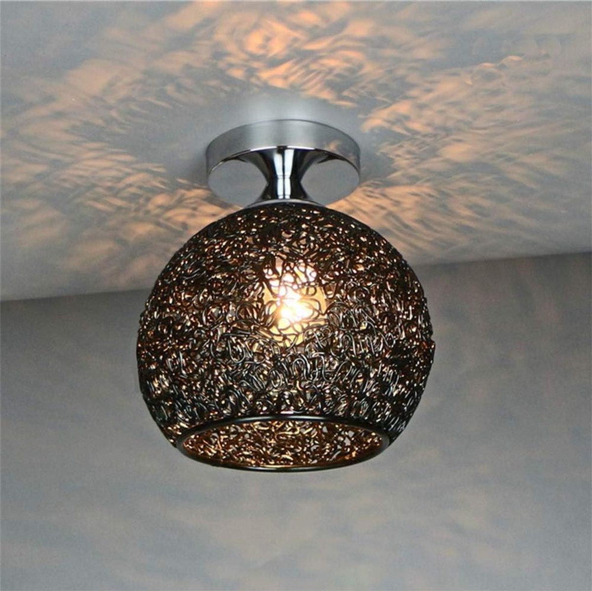 Plafondlamp Aluminium - Hanglamp Kap - Sfeerverlichting Maken - Duurzaam Aluminium Materia
