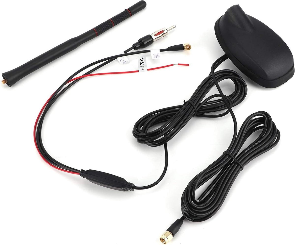 Auto Antenne Versterker - DAB GPS FM Antenne - Signaal Verbeteren - Waterdicht met Indicator