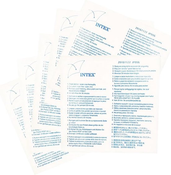 Zwembad Reparatie Patches - Vinyl Plakkers Kit - Waterschade Herstellen - Zelfklevend Waterdicht - 24 Stuks - Transparant — afbeelding 3