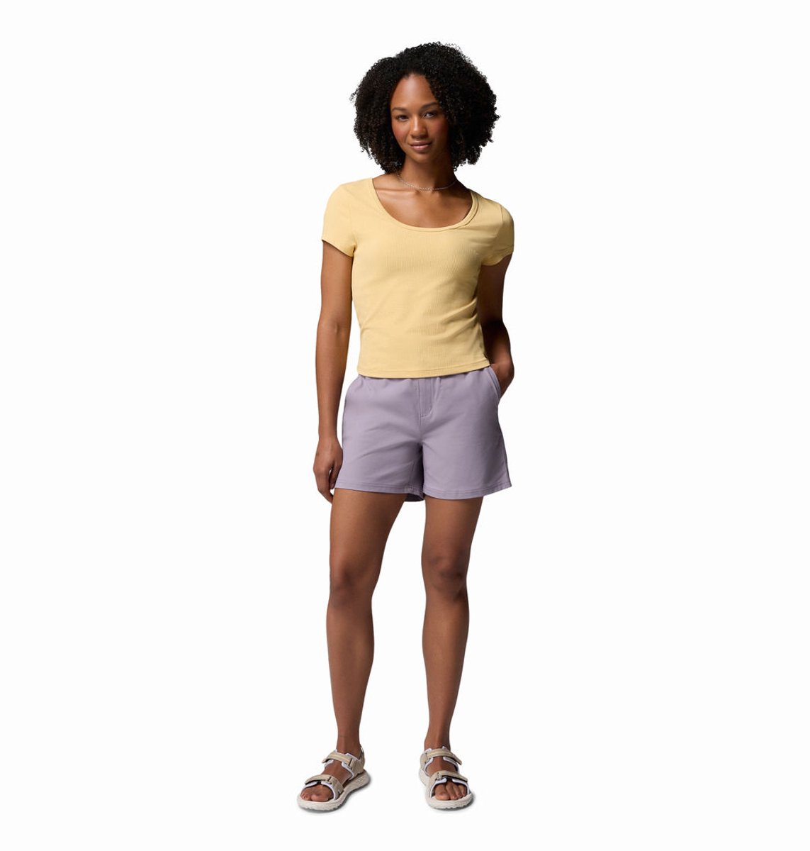 Columbia Cedar Crest Short 5 – Outdoor Kleding Broeken Korte broeken Paars