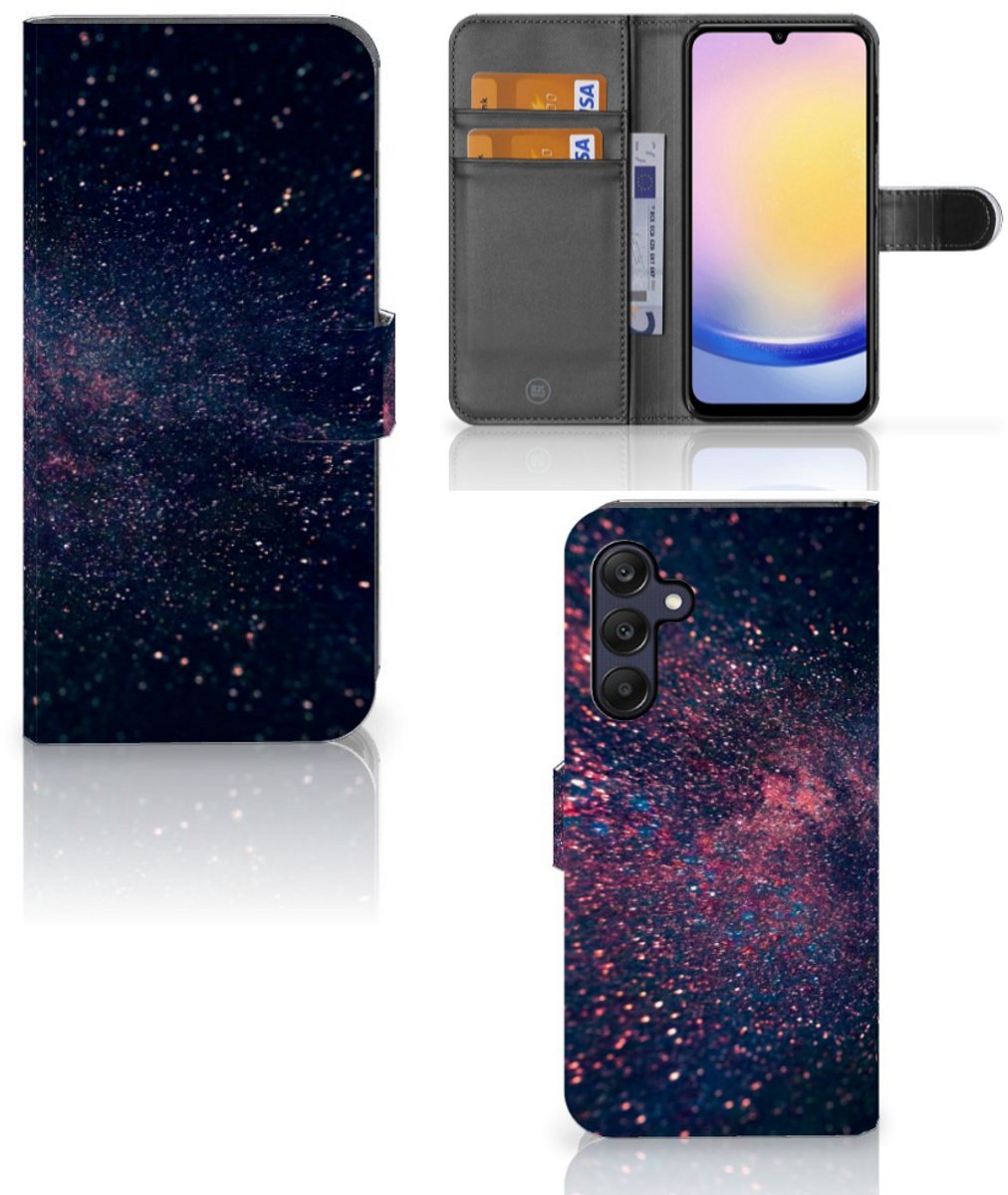 Samsung Galaxy A25 Book Case Stars