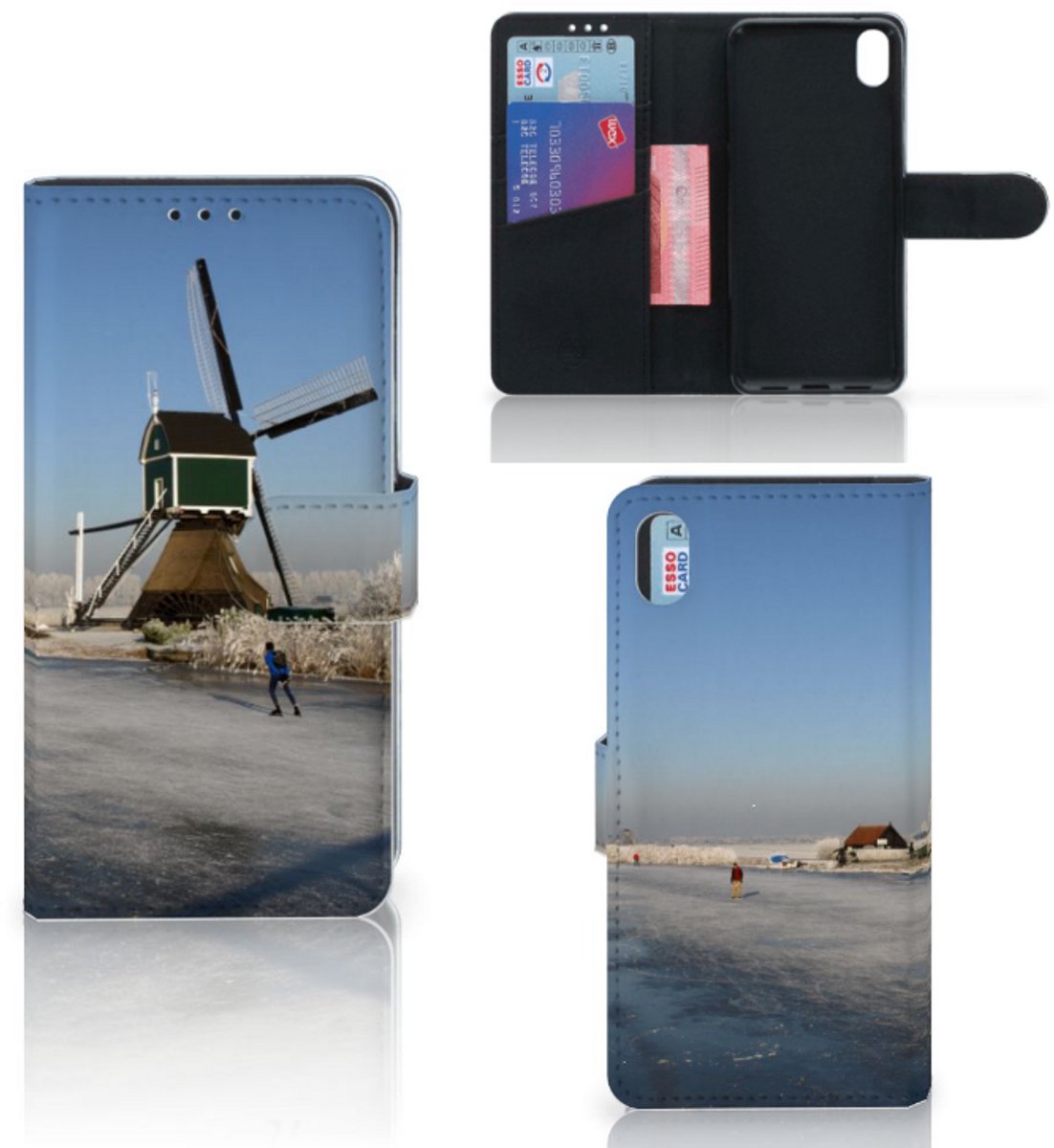 Xiaomi Redmi 7A Flip Cover Schaatsers