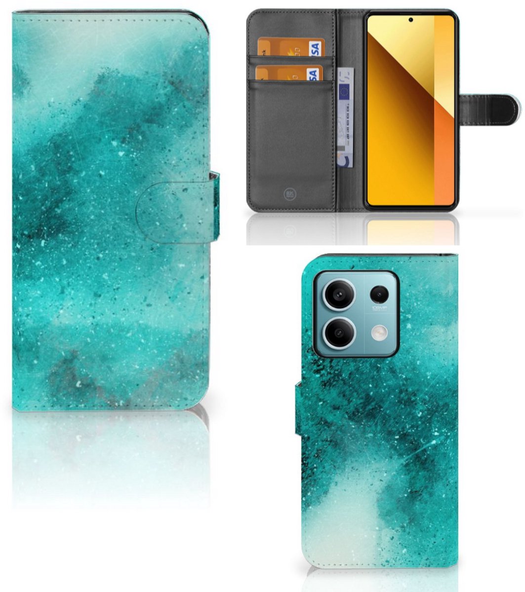 Hoesje Xiaomi Redmi Note 13 5G Painting Blue