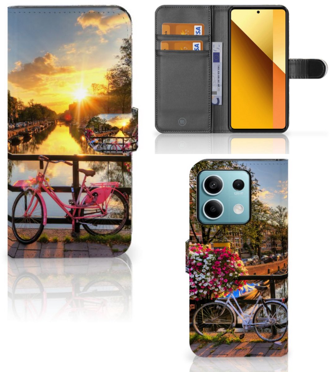 Xiaomi Redmi Note 13 5G Flip Cover Amsterdamse Grachten