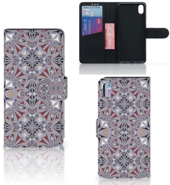 Coque Téléphone Xiaomi Redmi 7A Case Cover pour Carreaux Fleur