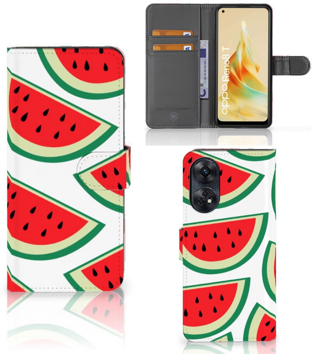 OPPO Reno8 T 4G Book Cover Watermelons