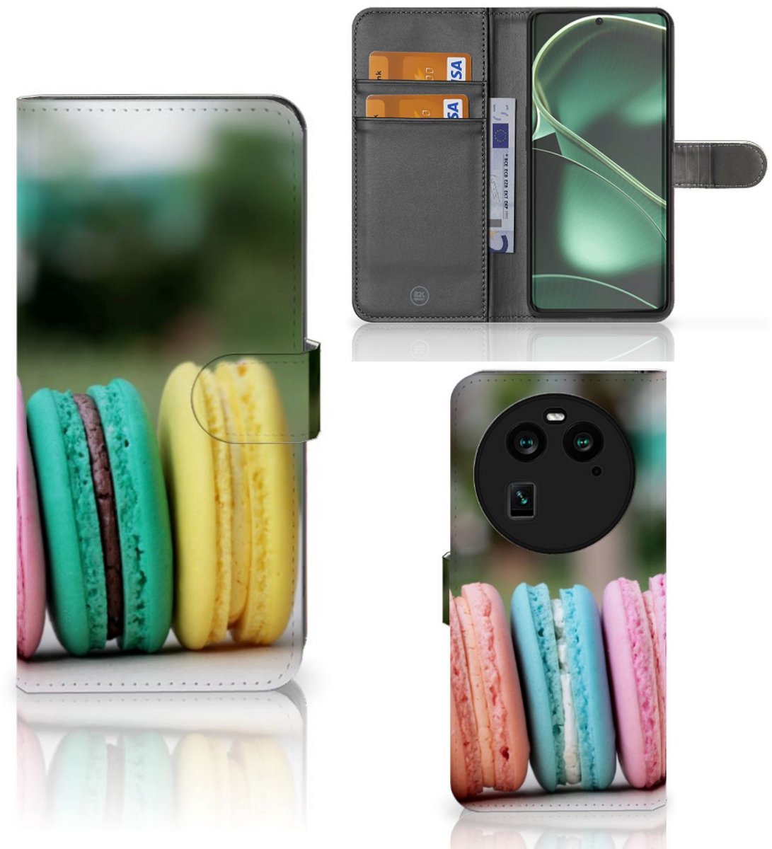 OPPO Find X6 Book Cover Macarons