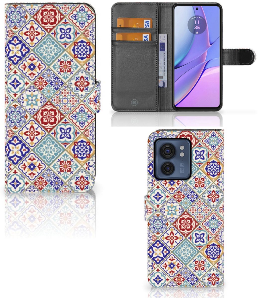 Motorola Edge 40 Bookcase Tiles Color