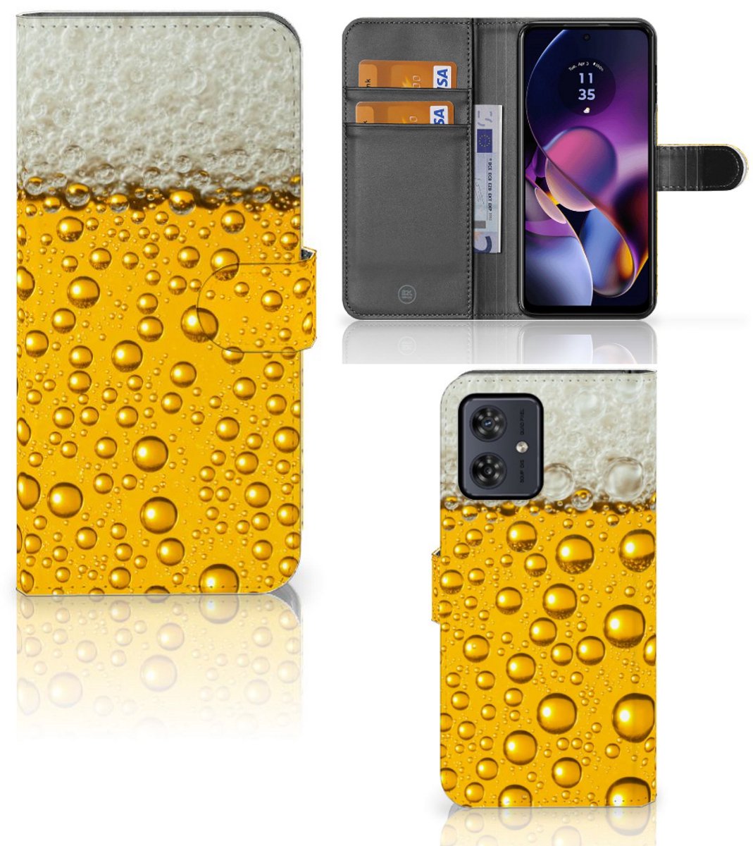 Motorola Moto G54 Book Cover Bier