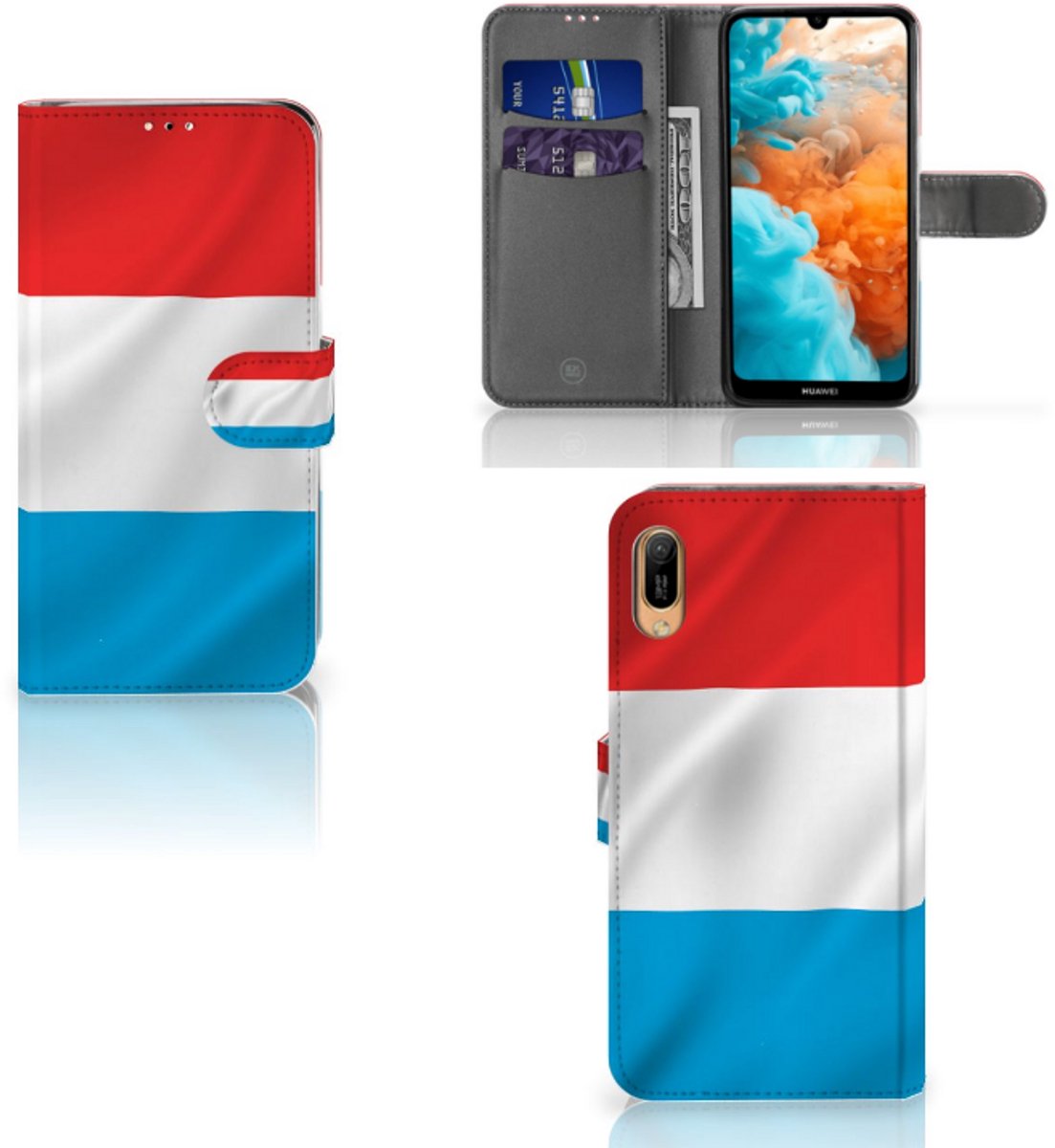 Huawei Y6 (2019) Bookstyle Case Luxemburg