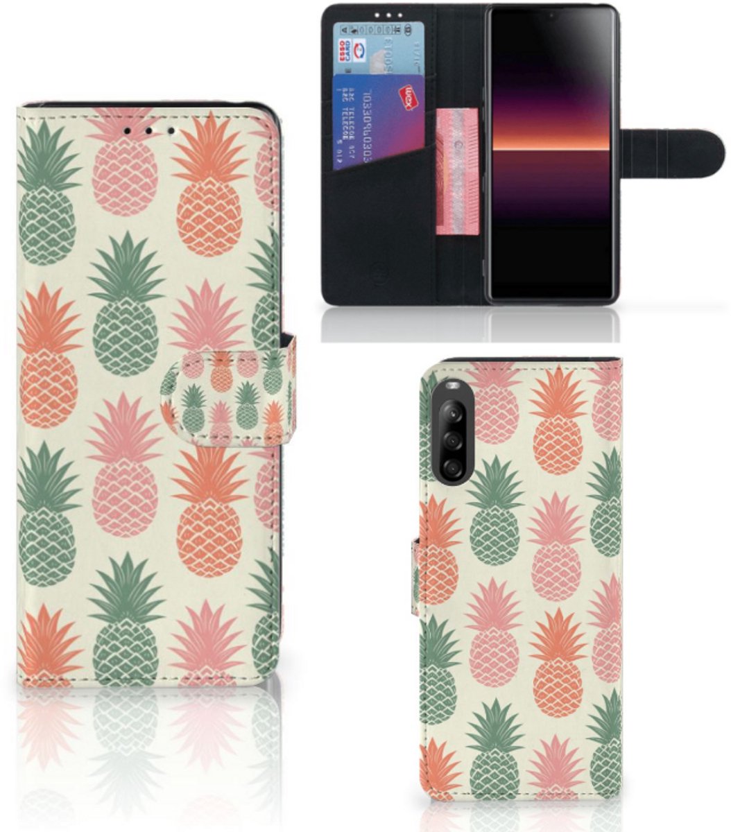 Sony Xperia L4 Book Cover Ananas