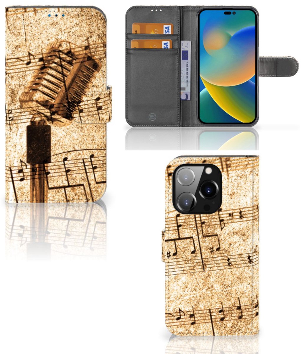 iPhone 14 Pro Telefoonhoesje met foto Bladmuziek