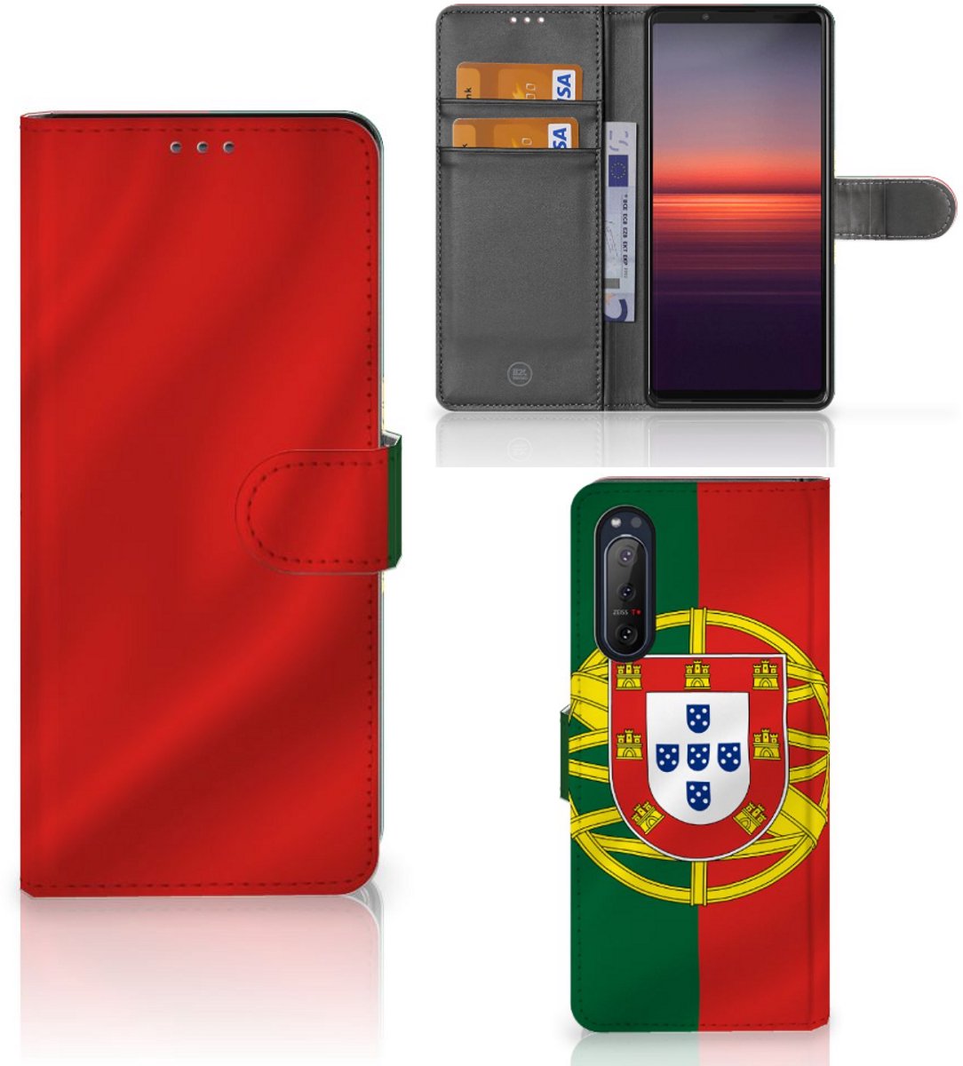 Book Case voor Sony Xperia 5II Bookstyle Case Portugal