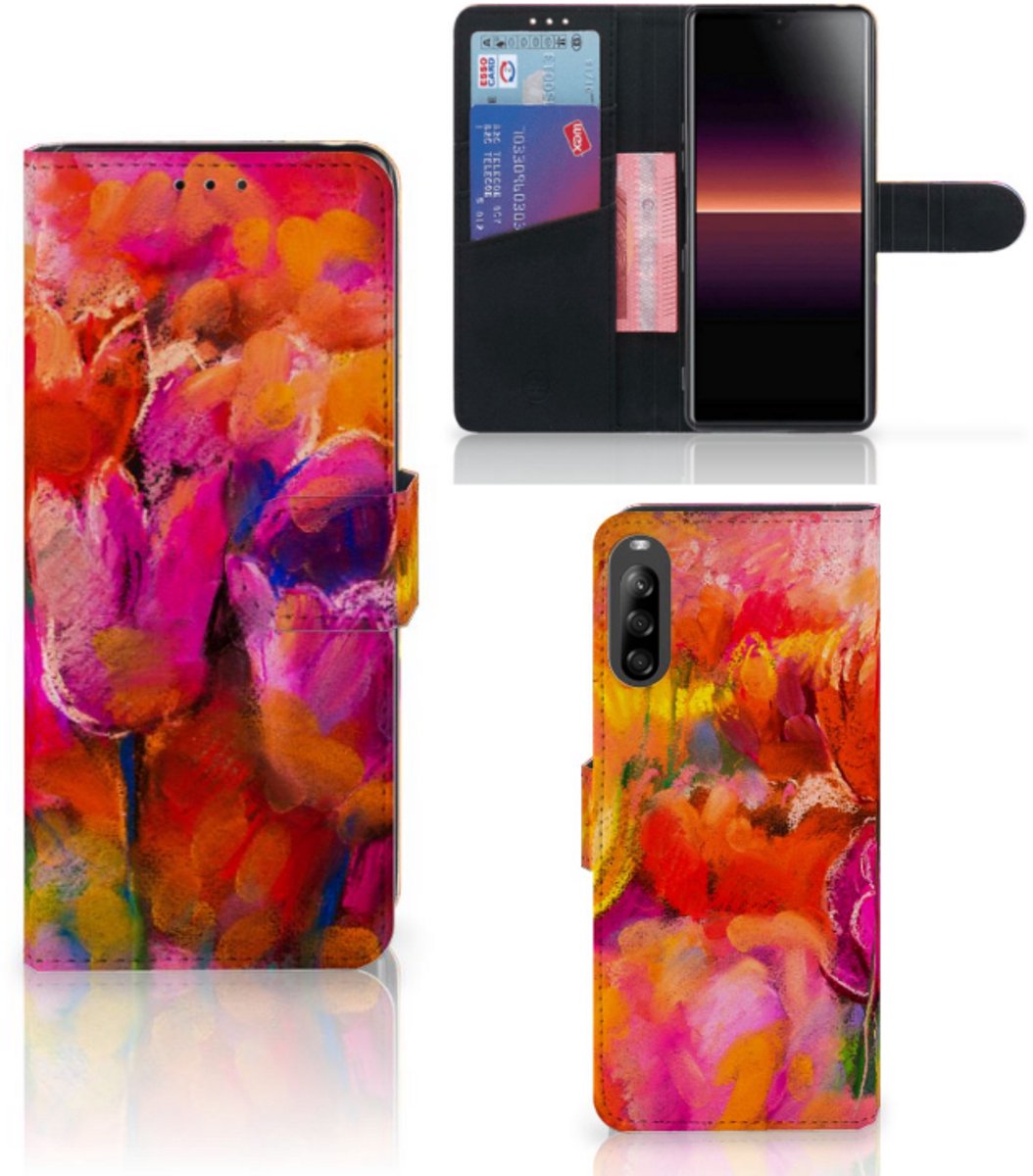 Hoesje Sony Xperia L4 Tulips