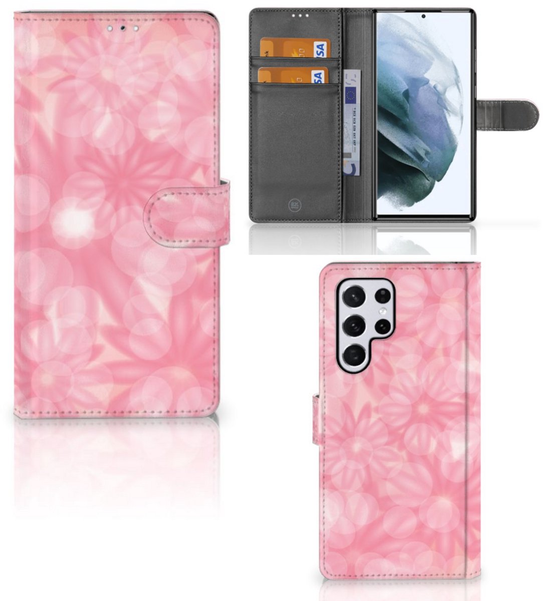 Samsung Galaxy S22 Ultra Hoesje Spring Flowers