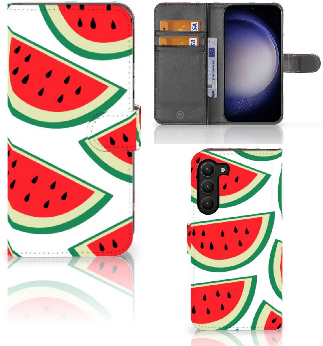 Samsung Galaxy S23 Plus Book Cover Watermelons