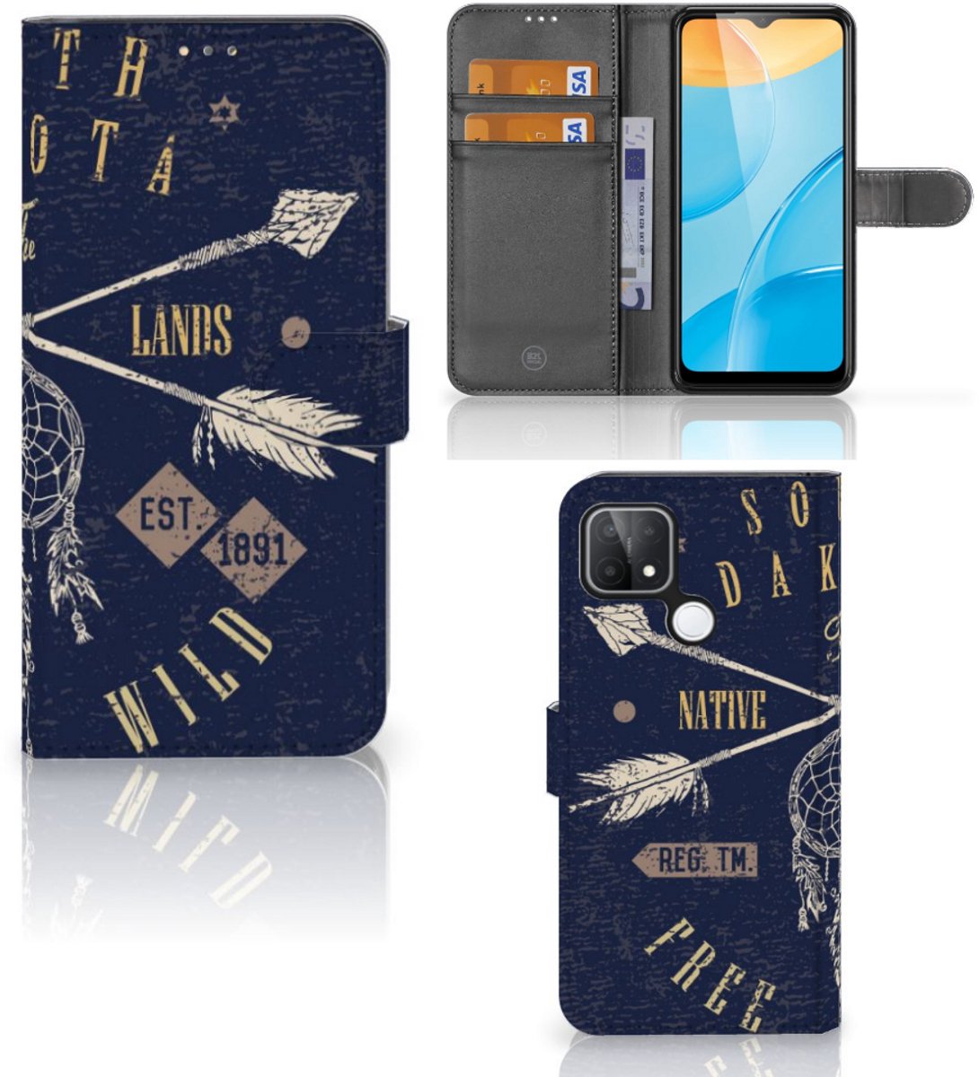 OPPO A15 Flip Cover South Dakota