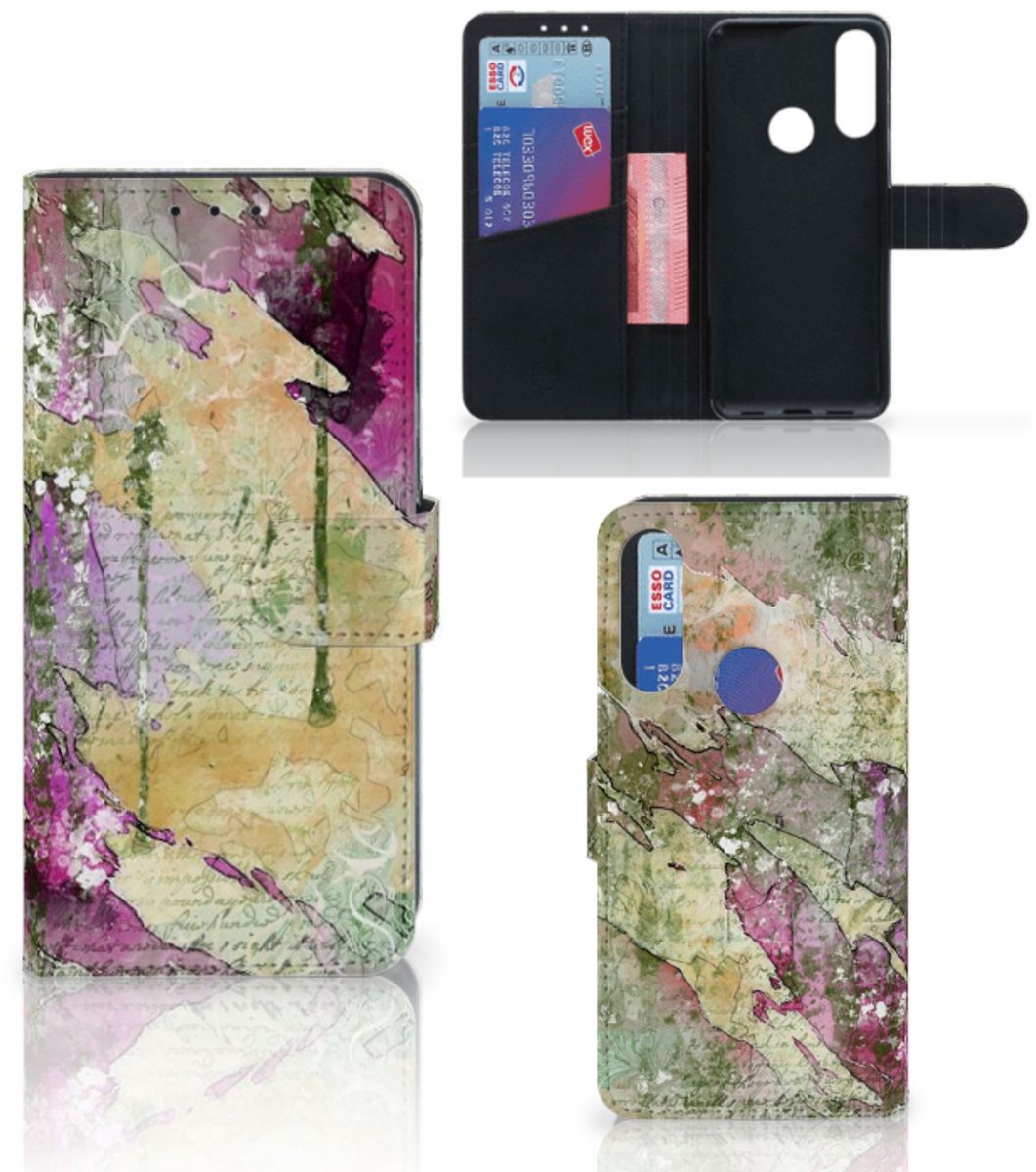 Hoesje Alcatel 1S 2020 Letter Painting