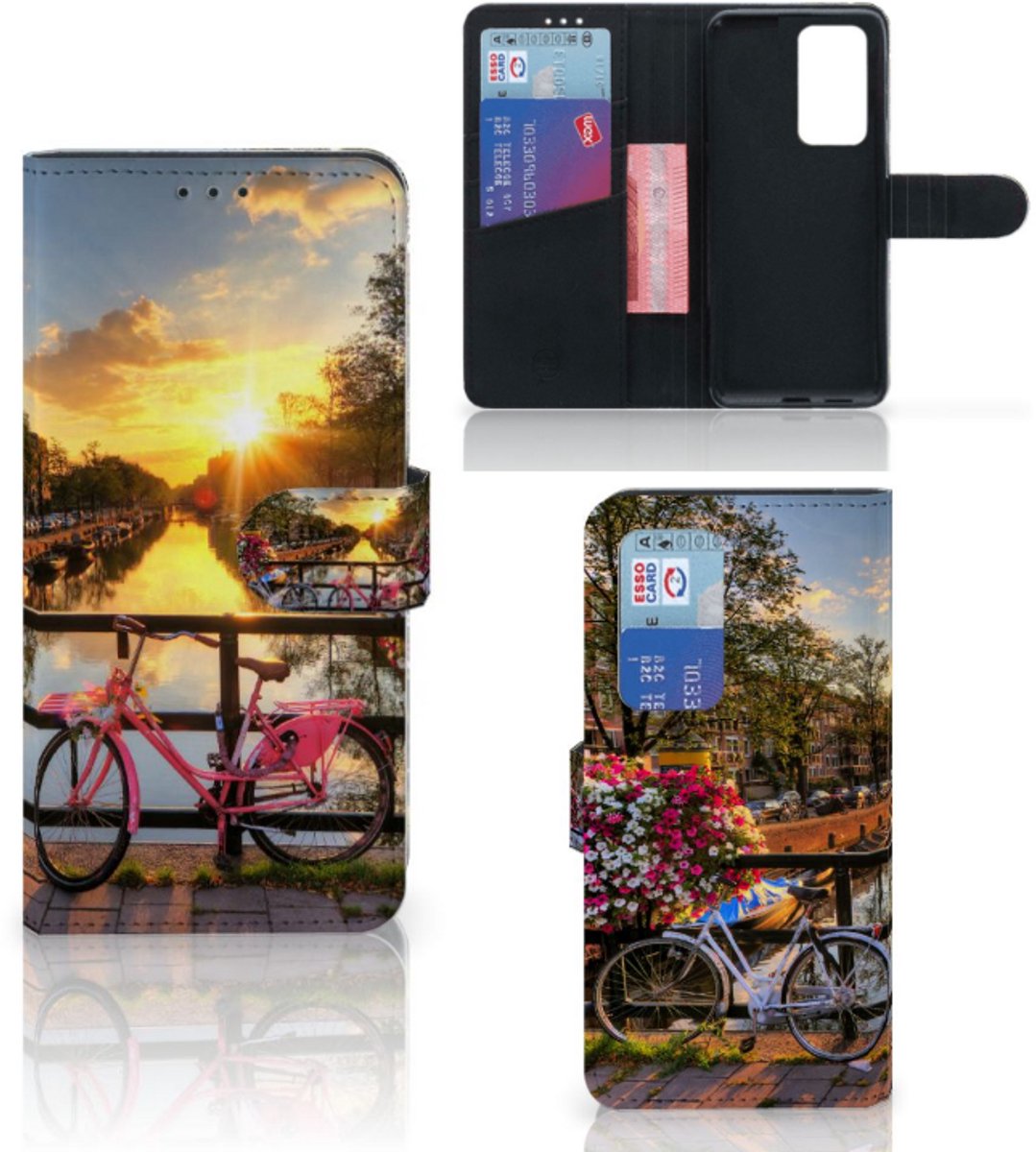 Huawei P40 Pro Flip Cover Amsterdamse Grachten