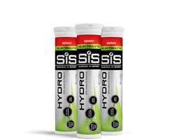 Science in Sport - SIS Go Hydro Bruistabletten - 300mg Elektrolyten - Berry Smaak - 3x20 Tabletten