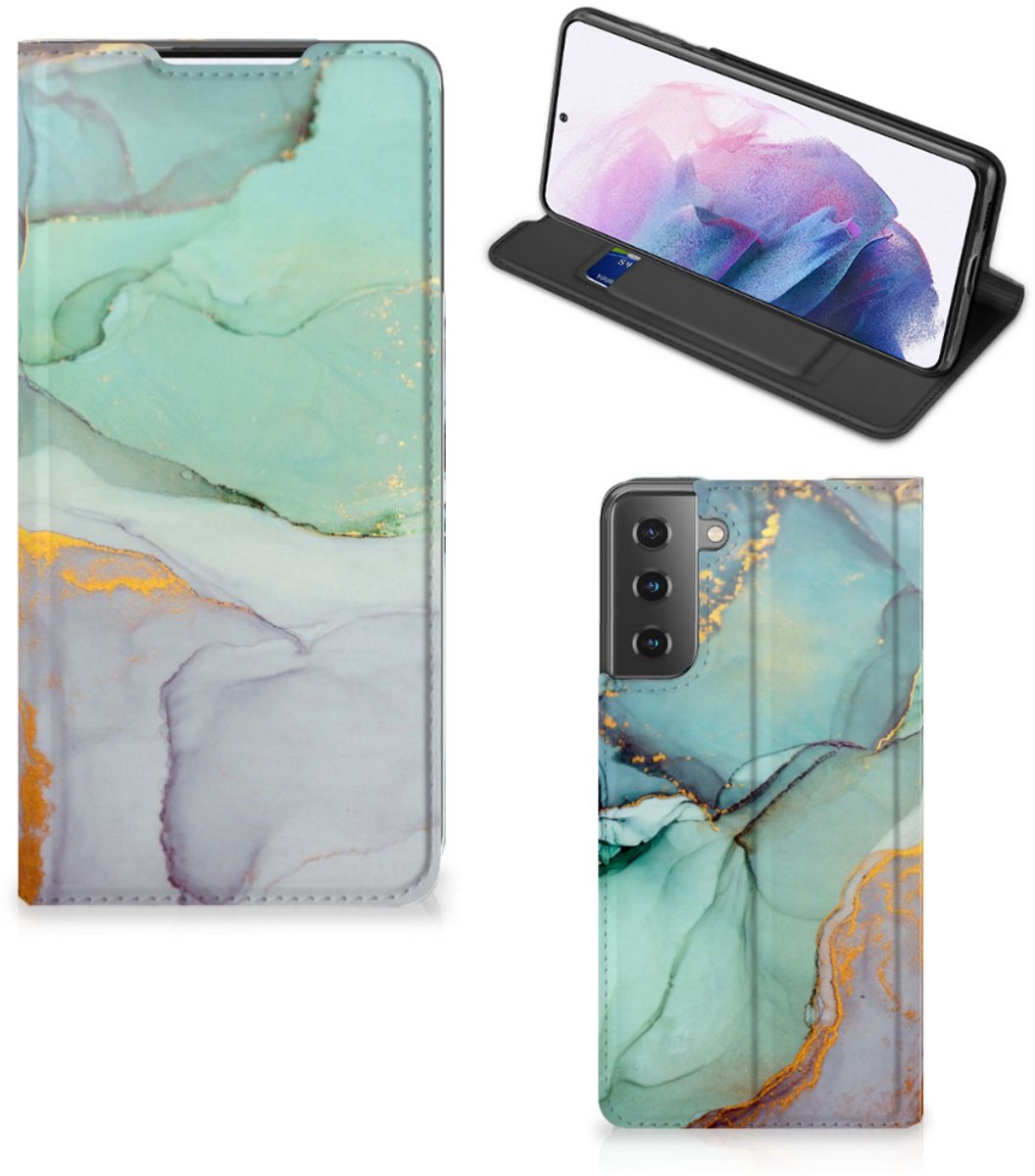 Bookcase voor Samsung Galaxy S21 Plus Watercolor Mix