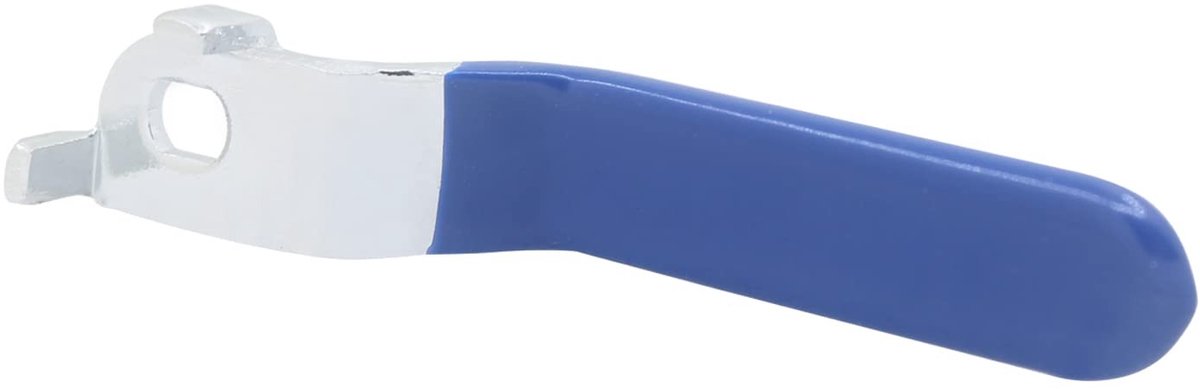 Cosensi - Handle ball valve - Pijpsysteem - L-vormig - Messing - Eenvoudig te installeren - 94 mm - Geschikt voor diverse toepassingen - Blauw afwe...