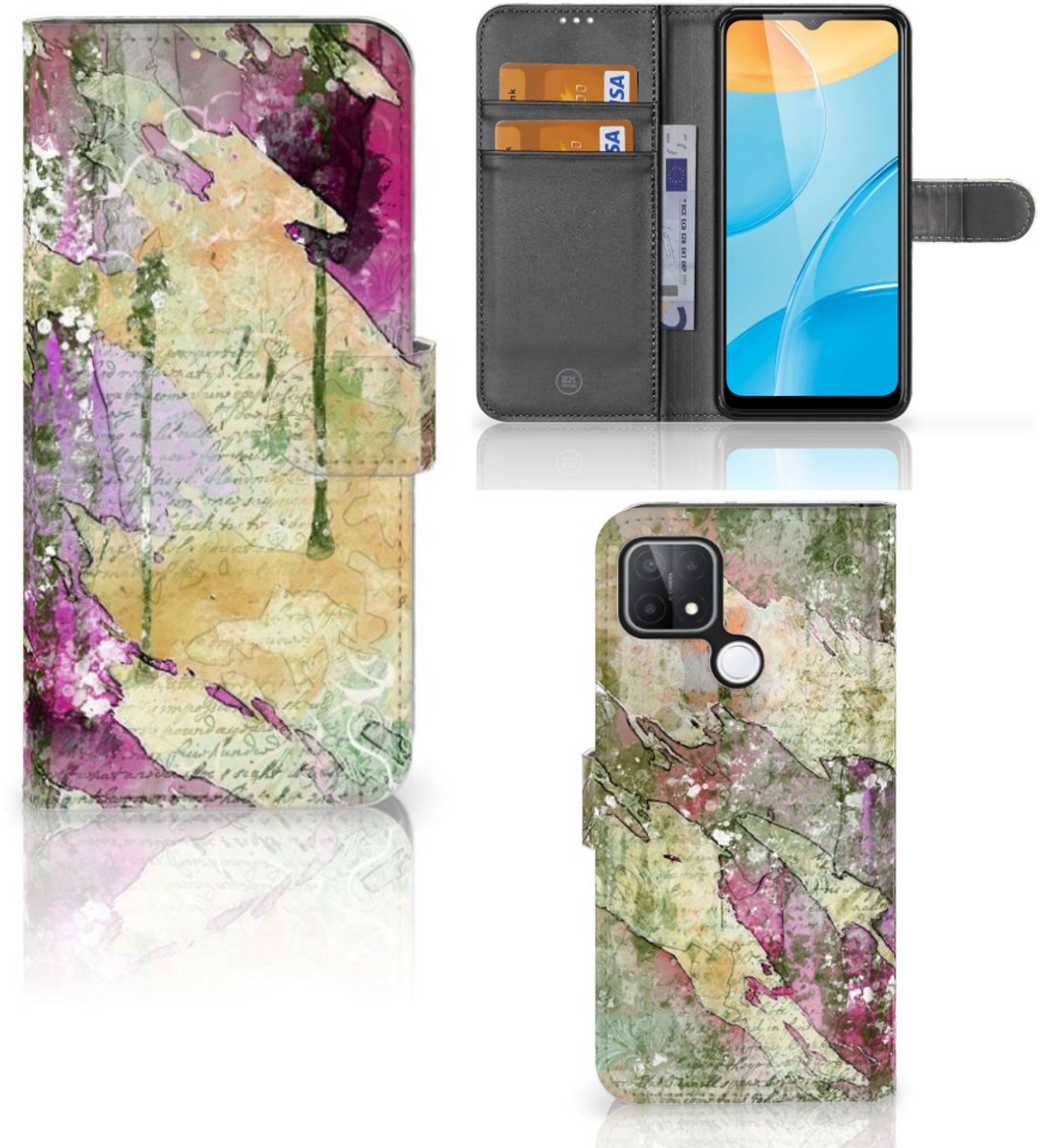 Hoesje OPPO A15 Letter Painting