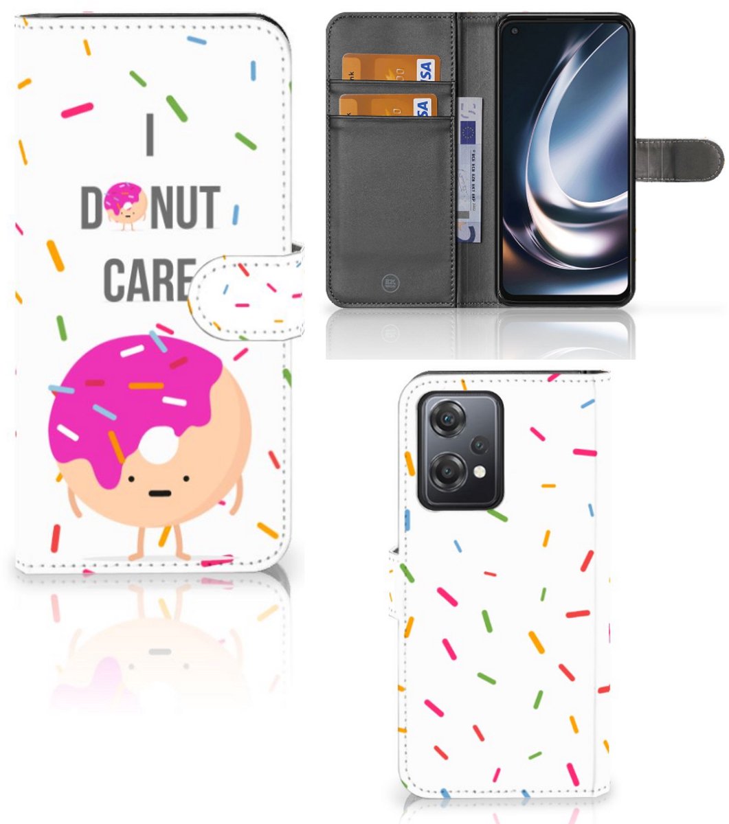 OnePlus Nord CE 2 Lite Book Cover Donut Roze